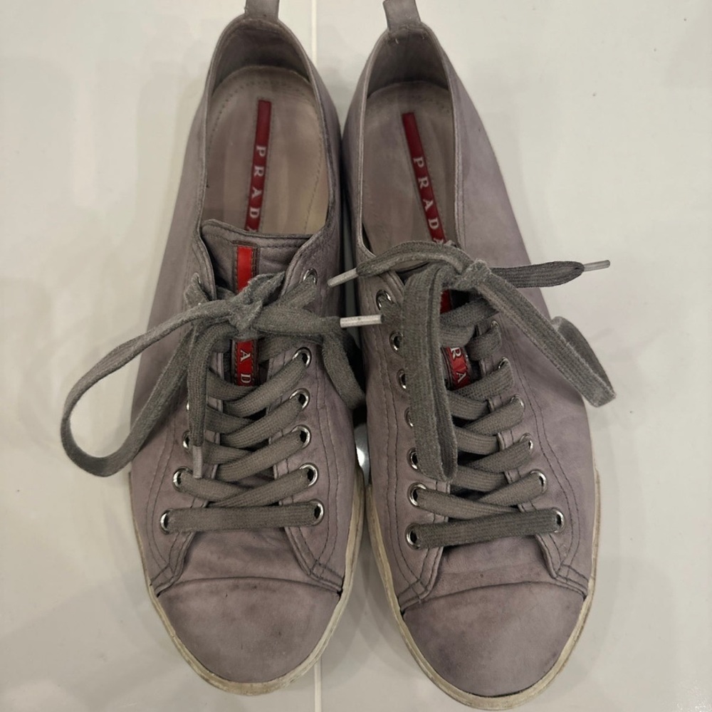 Men’s Grey Prada Sneaker